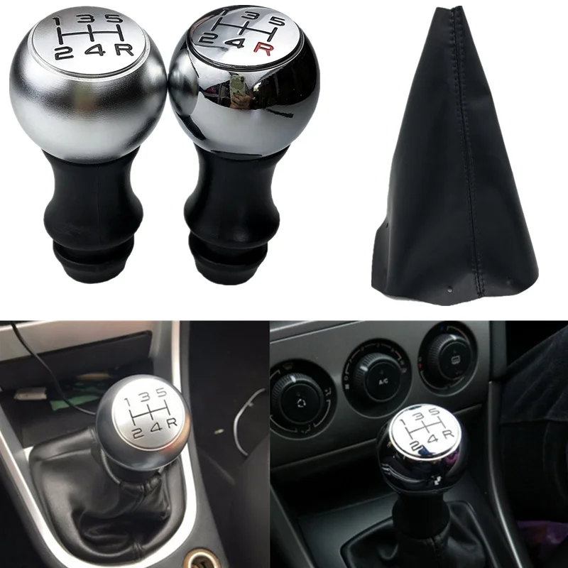 5 Speed MT Car Gear Shift Knob Lever Shifter Handle Stick For Peugeot C2 C3 C4 106 107 206 207 301 306 307 308 406 407 2008 3008