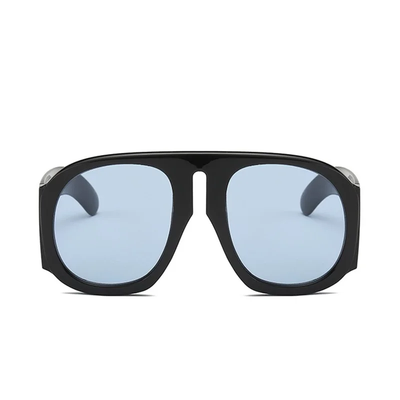 Celebrity Brand Luxury Sunglasses Women Oversized Glasses For Female Male Black Mask Wide Frame Sun Glasses Retro Shades UV400