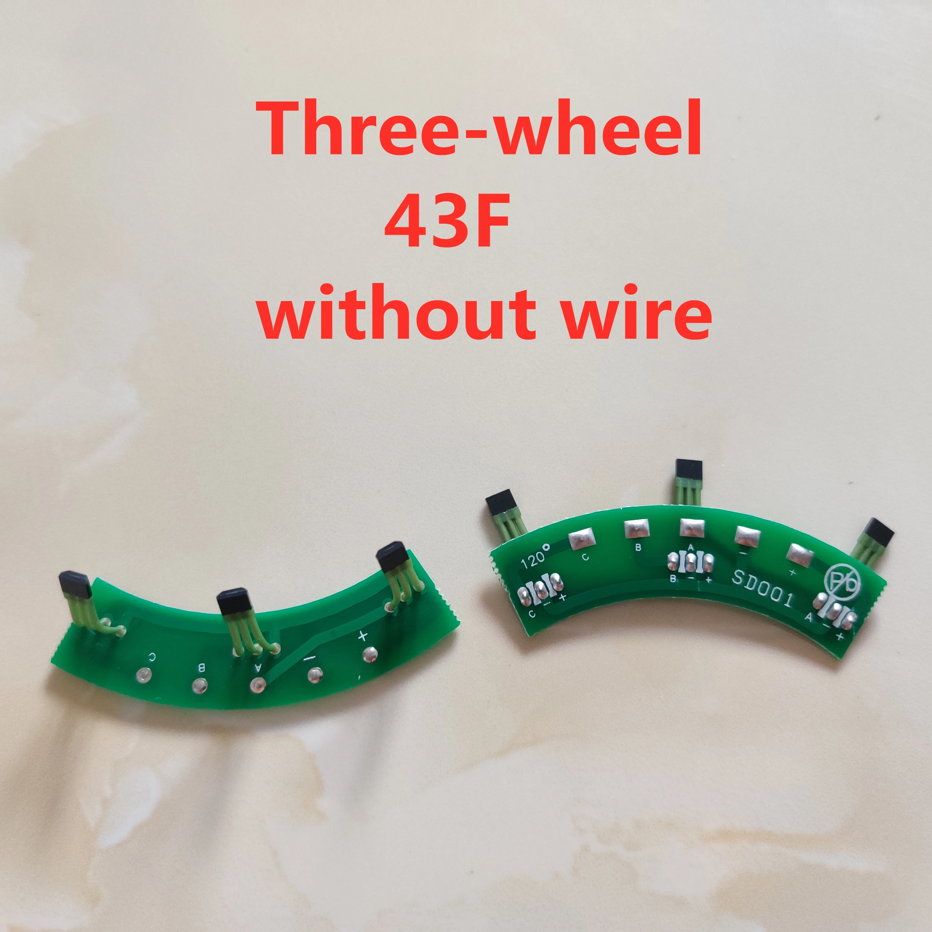 3pcs three-wheeled electric vehicle Hall plate Hall element circuit board  3144 41F 413 43F  Hall PCB Board