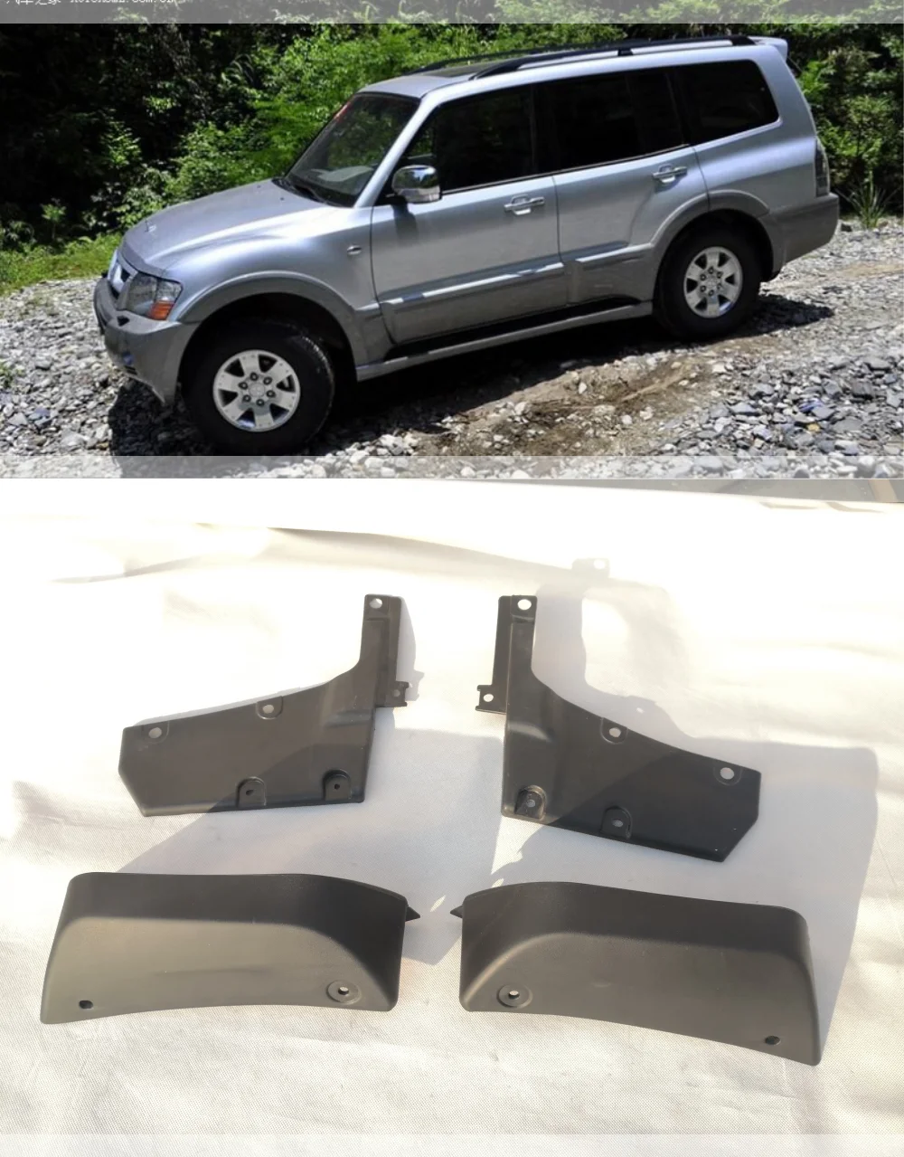 Car Mudflap for Mitsubishi Pajero Montero V73 V77 Fender Mud Guard Flap Splash Mudguard MN117276 MN117275 MN117279 MN117280