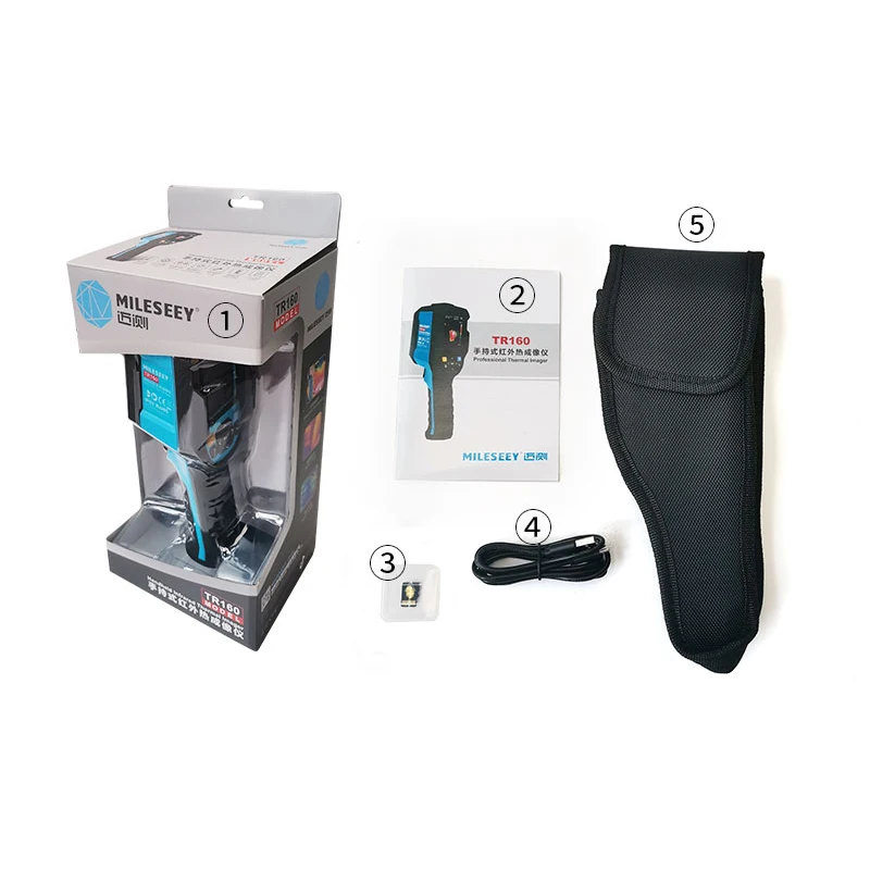 Handheld Temperatuurregeling Instrument Professionele Infrarood Warmtebeeldcamera Tft Lcd-scherm Thermische Camera