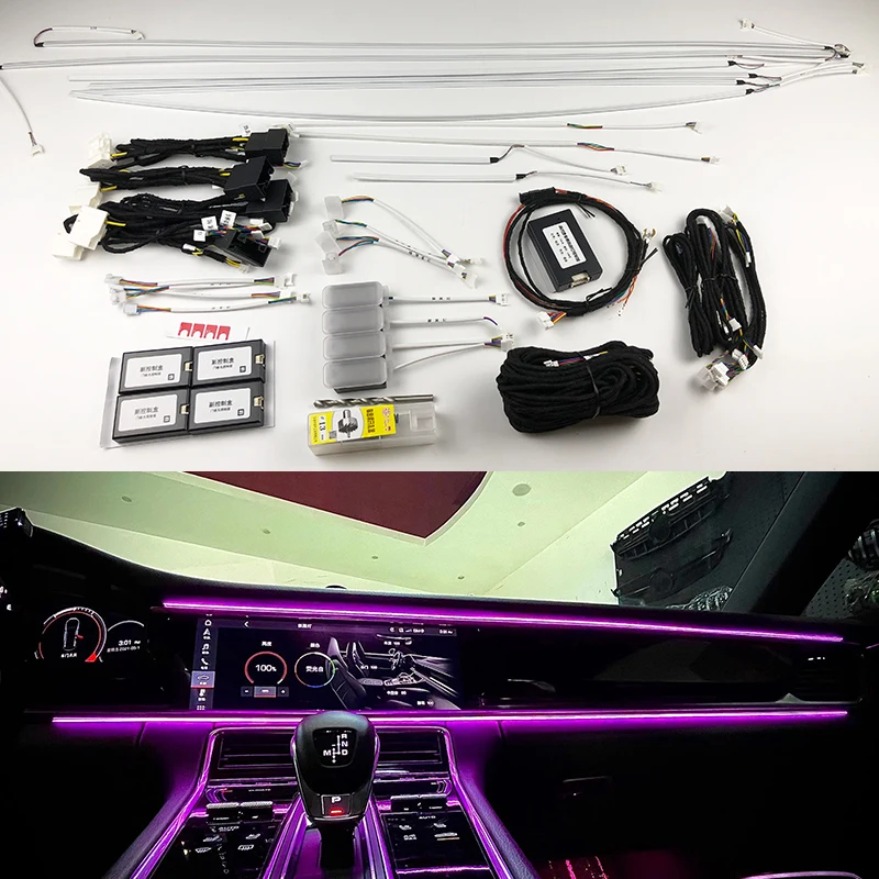 

New design Interior Atmosphere Light For Porsche 911 panamera 2017-2021 ambient light Door contour lights