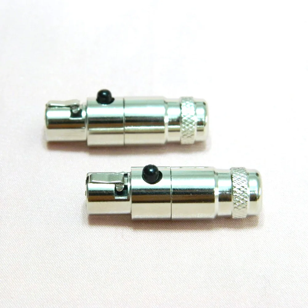 Conector xlr fêmea de 4 pinos, alta fidelidade, 1 peça, adaptador para soquete de áudio, fone de ouvido lcd234