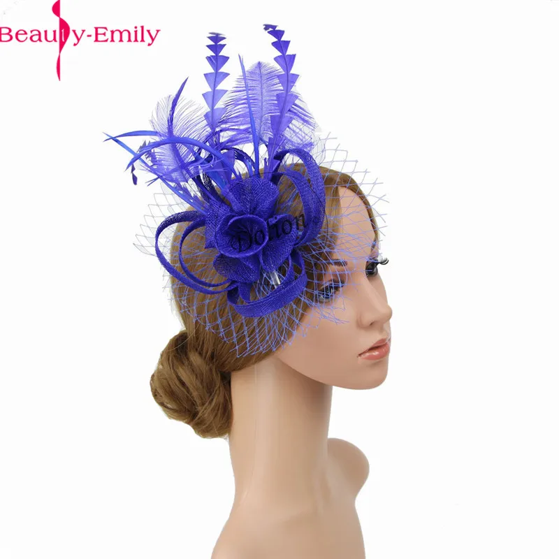 2020 New Arrival Women Chic Fascinator Hat Cocktail Wedding Party Church Headpiece Fashion Headwear Hair Clip Accessories