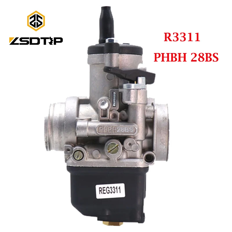 ZSDTRP Carburetor Dellorto PHBH 28BS 4T R3311 for KART ARIA Manual Universal Motors