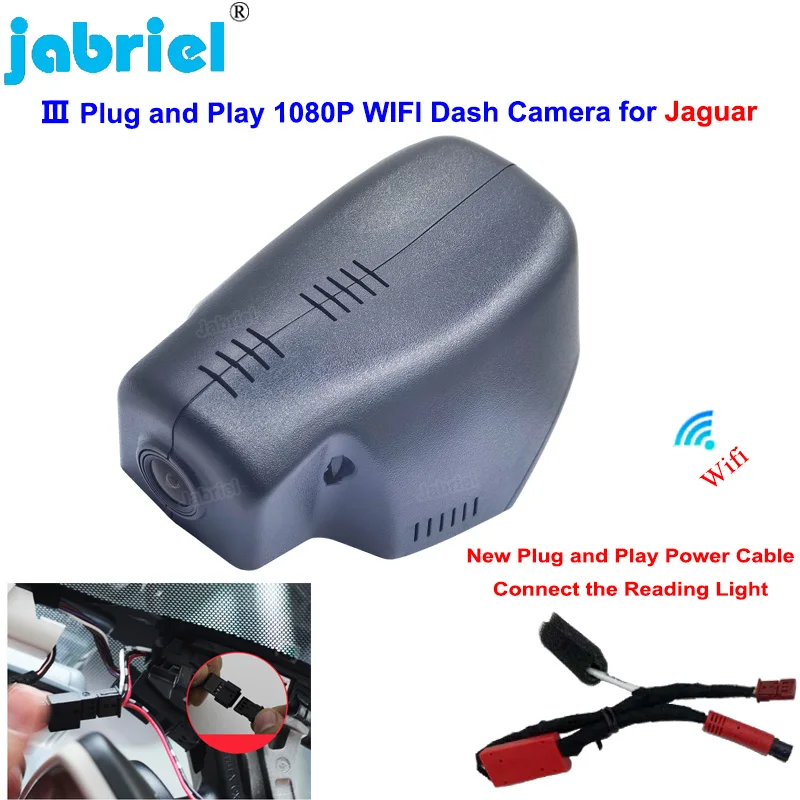 

Plug And Play Wifi 1080P Car Dvr Dash Camera For Jaguar XE XEL XF XFL X260 F-Pace SVR F-Type 2015 2016 2017 2018 2019 2020 2021