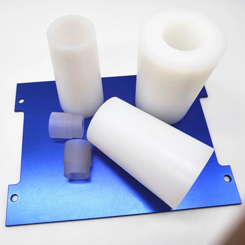 Plastica acrilica POM POM-C PE UPE PP Peek PVDF PA PVC PTFE alluminio ottone CNC fresatura e tornitura parte di lavorazione