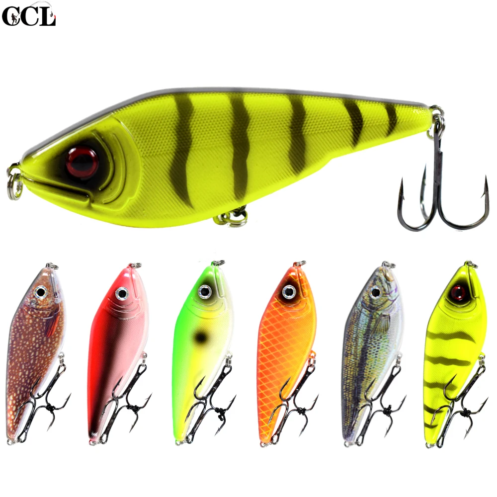 

CCLTBA 9CM 26G Freshwater Fishing lures Hard Wobbler Suspending Pike Bass Musky Jerkbait Fishing Lure