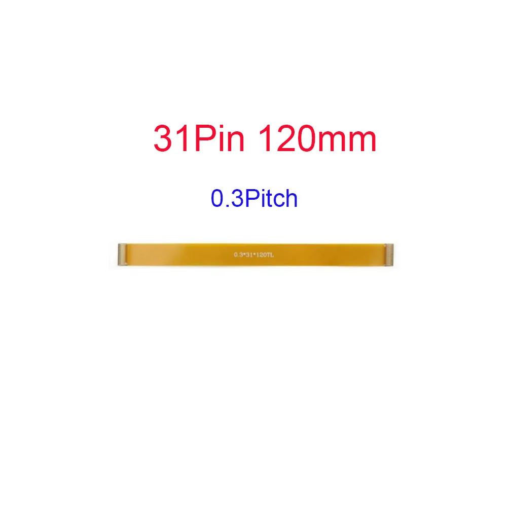 JCD 1pcs 31 Pin FFC FPC Flexible Flat Cable Pitch 0.3mm Same Direction length 28 30 60 75 120 150 200 350 mm