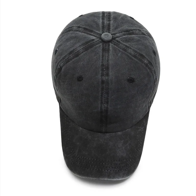 New Unisex Cap Plain Color Washed Cotton Baseball Cap Men & Women Casual Adjustable Outdoor Dad Hats