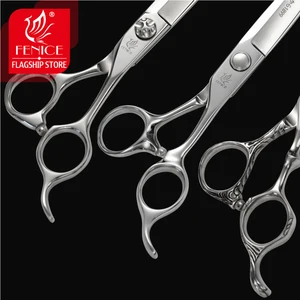مقص تصفيف الشعر الاحترافي Fenice مع 7.0 لقص الشعر JP 440C الصلب لصالون الحلاقة أعلى 8 مبيعات لاختبار الصمامات الإلكترونية - رقم 2