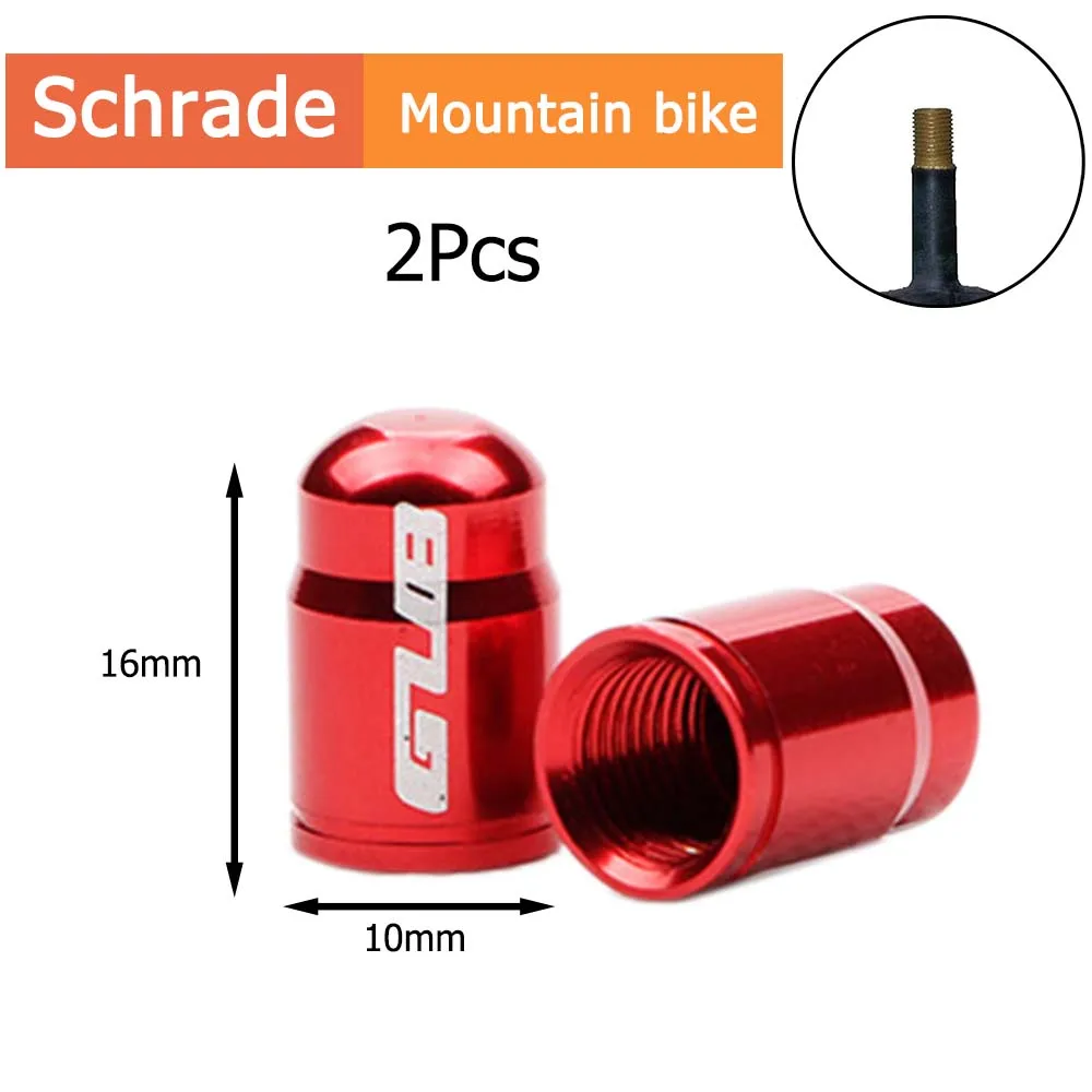 Road Bike MTB Vacuum Tire Valve Protector Law Mouth Bicycle Tire Valve Cap Aluminum Schrader/Presta Bike Tire Caps