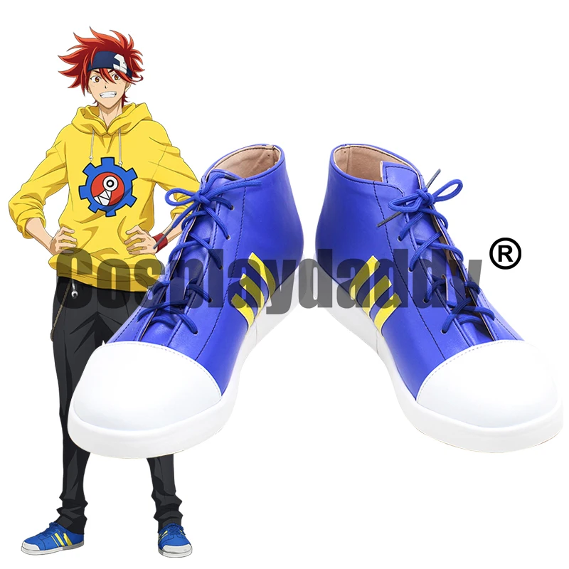 Sk)sk8 the Infinity Anime Mr Slime Reki Kyan Skate Cosplay scarpe stringate X002