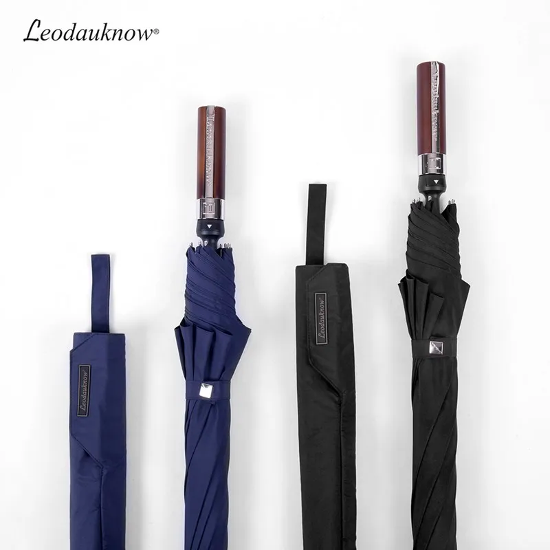 

Long Windproof Umbrella with Semi-automatic Handle，Men, Large Umbrella, Quality Rain, Classic Business Style, 8K, New Arrival