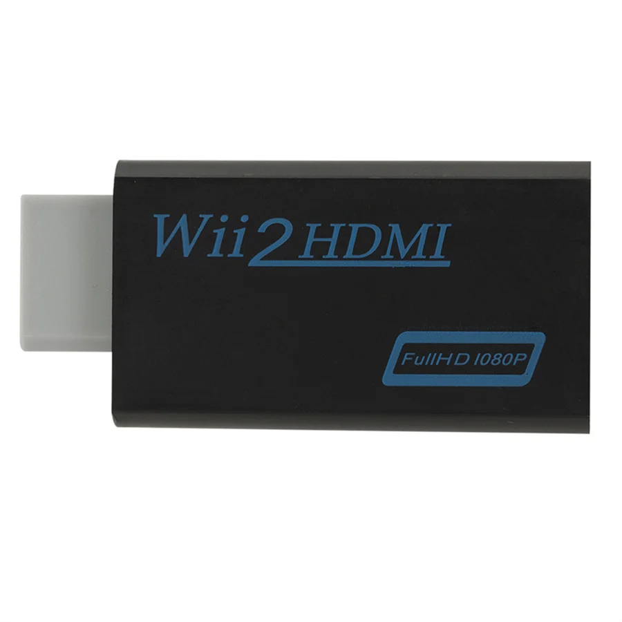 Convertidor de WII a HDMI Full HD 1080P, convertidor de WII a HDMI, adaptador de Wii a HDMI, Audio de 3,5mm para PC, pantalla de Monitor de HDTV