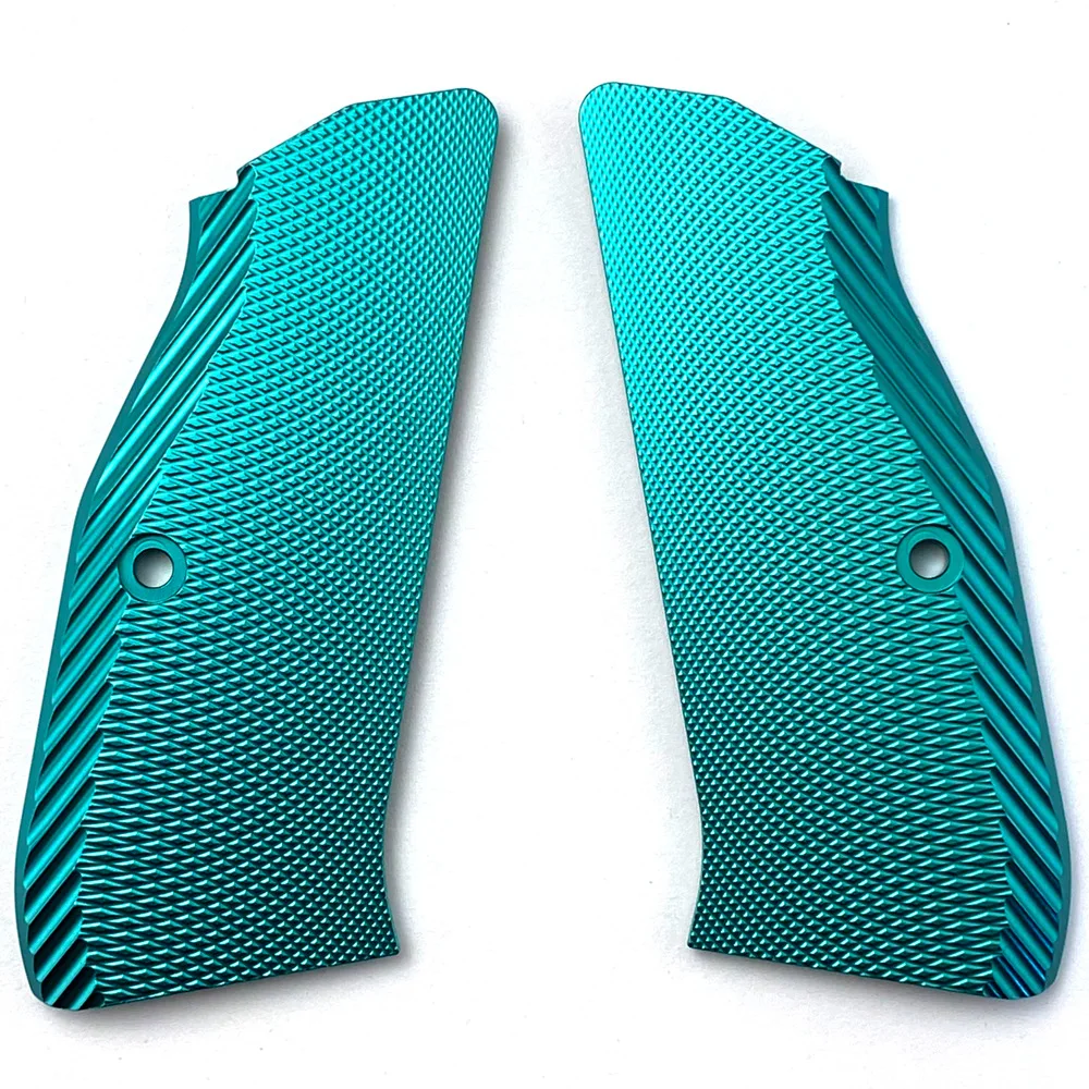 1pair CZ75 Aluminum Grips for CZ 75 Full Size, SP-01 Series, CZ75 Shadow 2, 75B BD, with Screws
