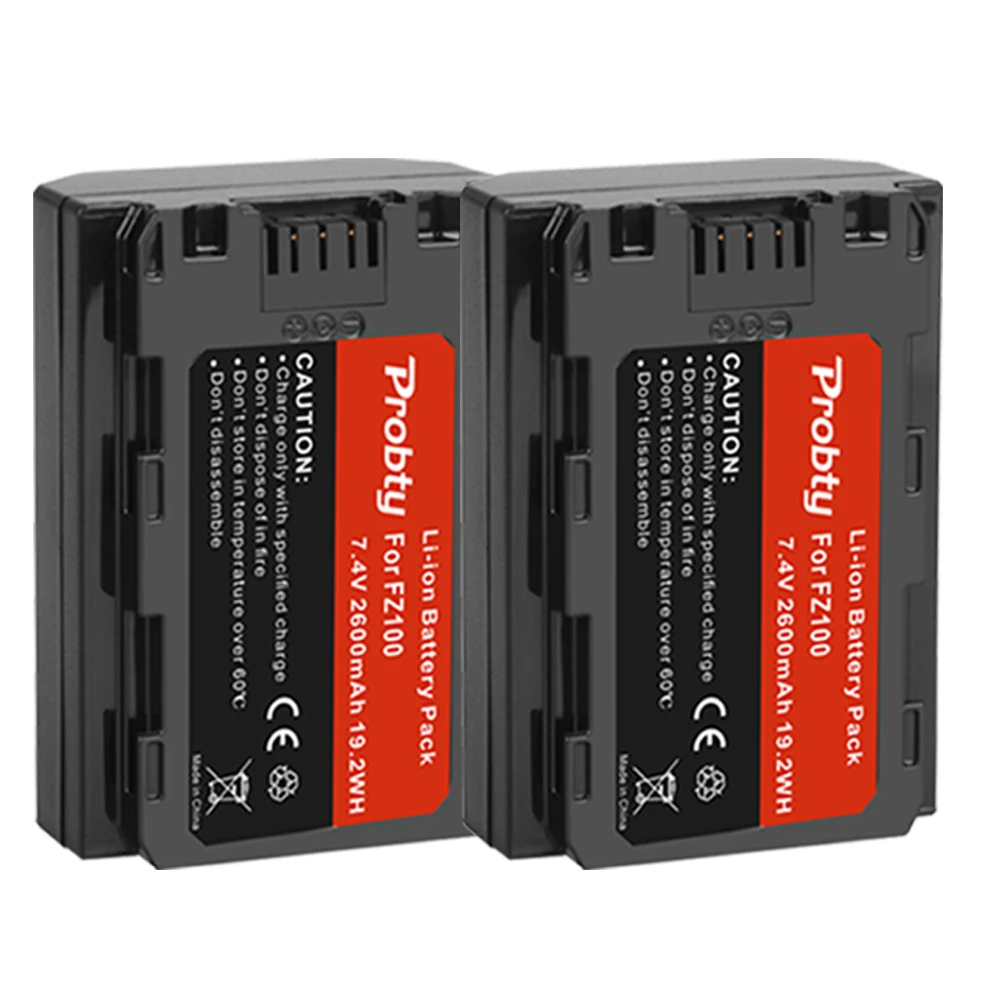 NP-FZ100 NPFZ100 NP FZ100 Battery+LCD Dual USB Charger For Sony NP-FZ100 BC-QZ1 Sony a9 a7R III a7 III ILCE-9 a6600 A7m3