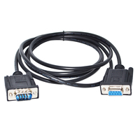 D-SUB 9 PIN DB9 FEMALE TO DB9 MALE ADAPTER CONVERTER RS232 SERIAL PRINTER CABLE FOR ZEBRA BARCODE PRINTER LINK TO PC