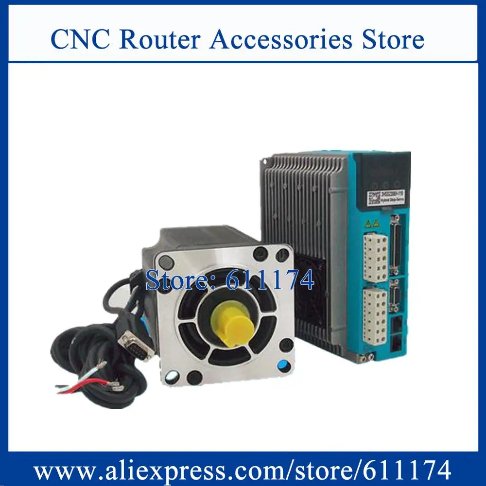 130J2205EC-2500+3HSS2208H JMC 폐쇄 루프 하이브리드 3상 스테퍼 모터 28N.m Nema 52 및 드라이버