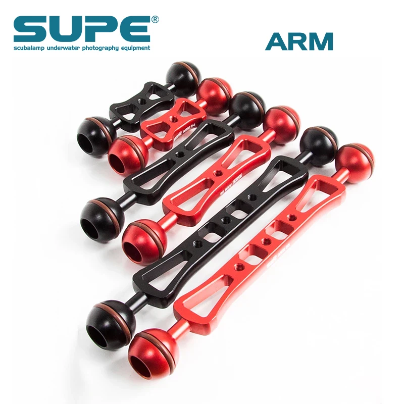 

SUPE Scubalamp BALL LAMP ARM 4inch / 6inch / 8inch Underwater Scuba Diving Accessories photography equipment ball head lamp arm