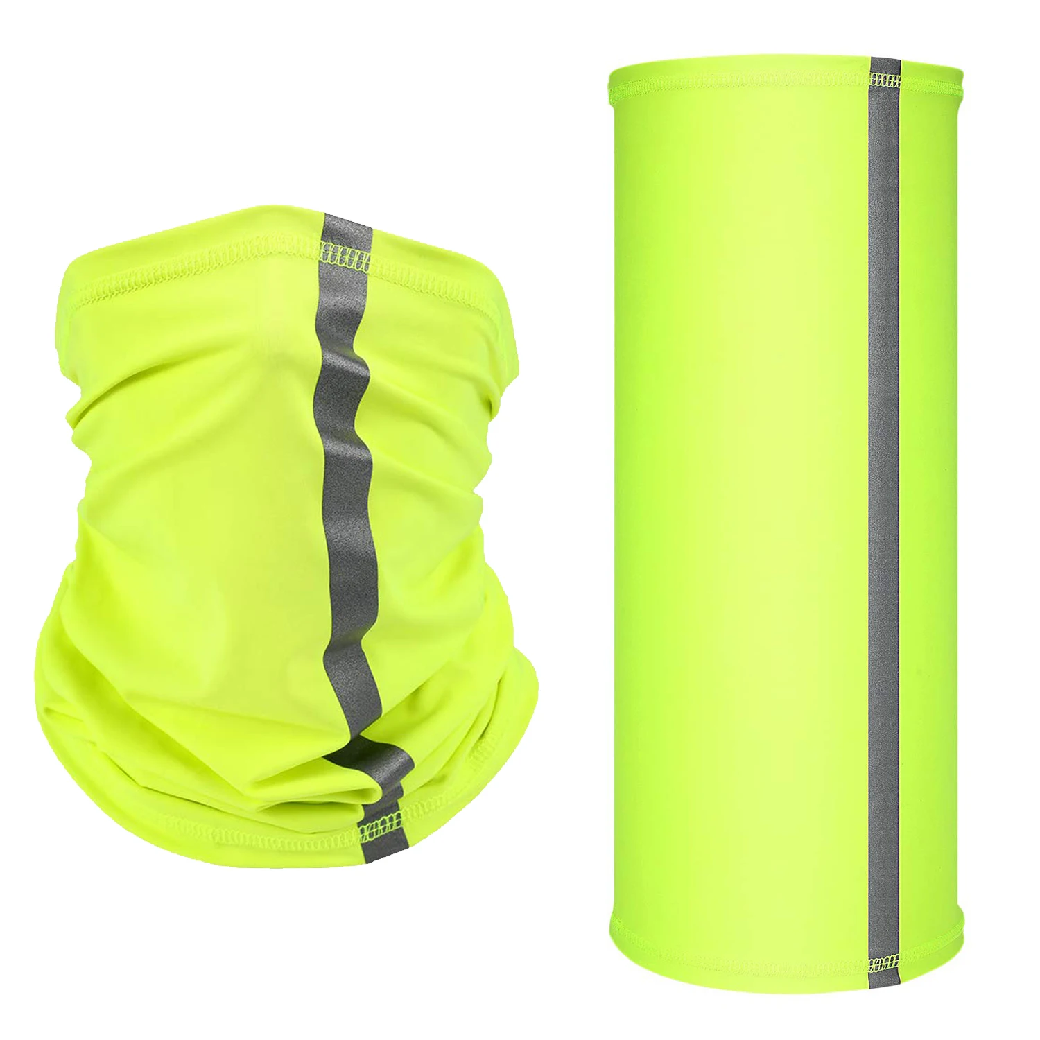 

Hi Vis Reflective Neck Gaiter Face Scarf Mask-Dust Sun Protection Cool Lightweight Windproof Breathable