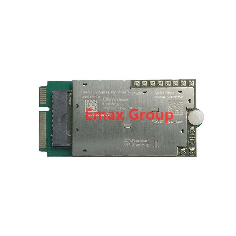 sierra wireless EM9190 M.2 5G module with m.2 to mini pcie adapter