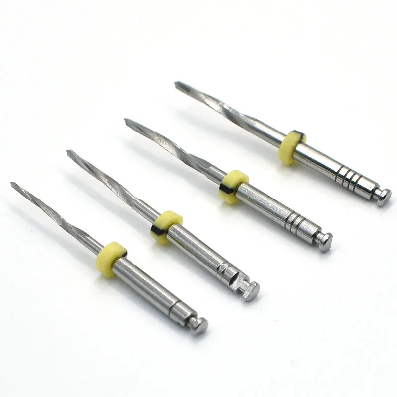 Dental Intrusment Reaming Drill Low-speed Machine Fiber Pile Preparation Drill Bit Tapered File Channel Drill Dentist Tool