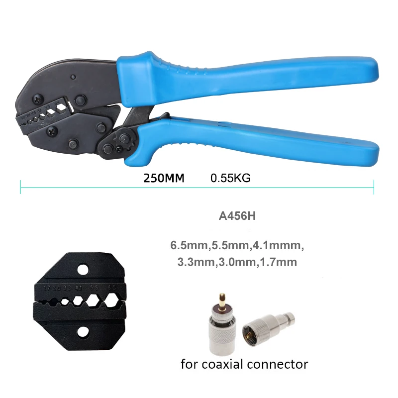 RG62 RG58 RG6 RG59 coaxial cable crimping tool crimp BNC SMA connectors high quality AP crimper