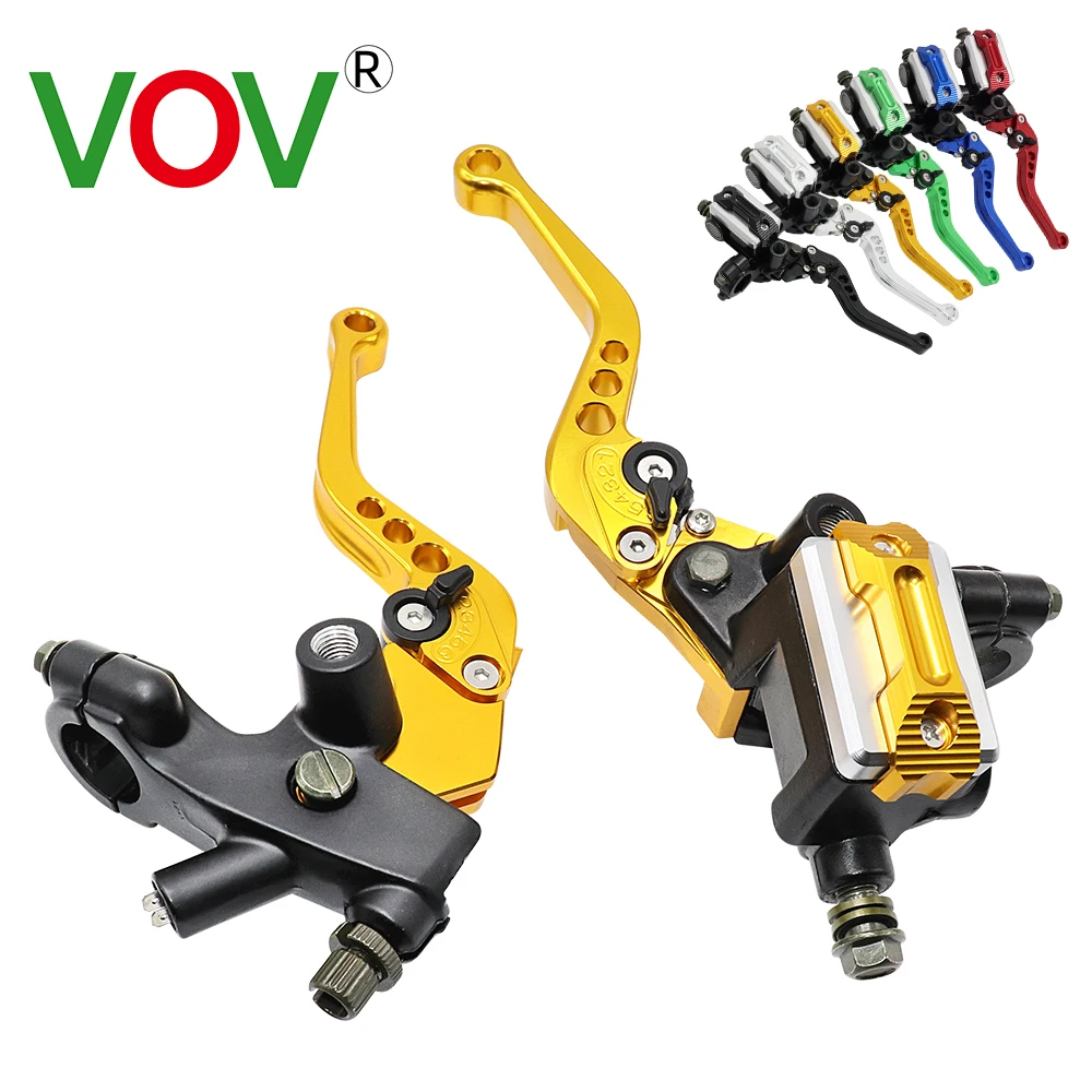 CNC Motorcycle Brake Clutch Levers Hydraulic Front Master Cylinder Motorbike Handle For Scooter Pocket Dirt Pit Bike Motocross