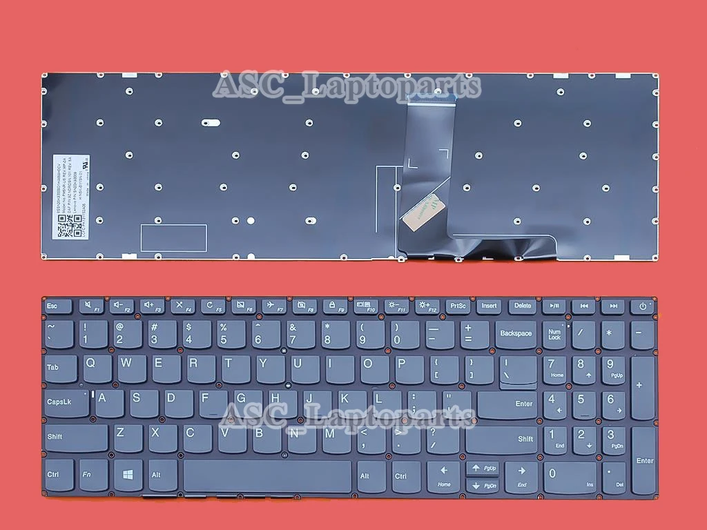 New US English QWERTY Keyboard For Lenovo IdeaPad L340-15API L340-15IWL L340-15IRH L340-15IRH L340-17API L340-17IRH BACKLIT