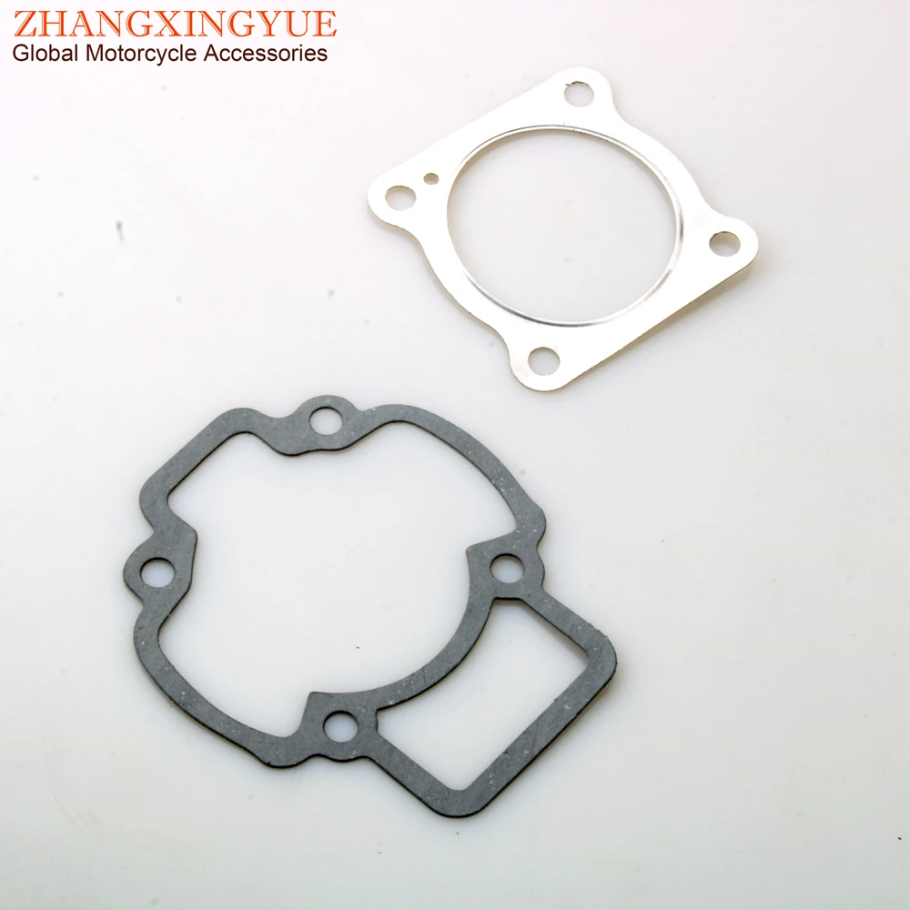 Scooter 50cc 70cc Cylinder Gasket Set For Piaggio Diesis Fly Free Liberty Nrg Power Dt Sfera Typhoon Zip 50 AC 2-Stroke