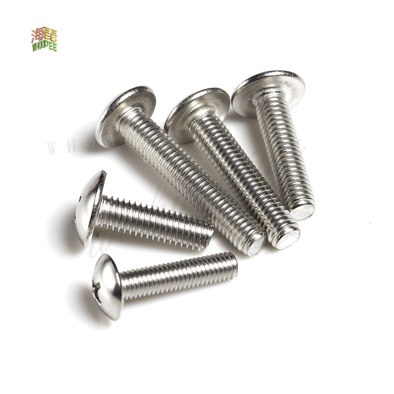 10/50X M2 M2.5 M3 M4 M5 M6 M8 304 A2-70 stainless steel JISB1111T Phillips large flat fly head round cross screw L = 3-80mm