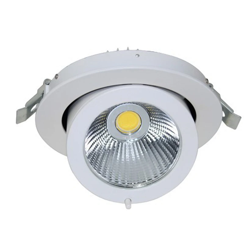 LED Downlight 35W 45W Ceiling DownLight Dimmable Adjustable Rotatable LED Trunk Light Gimbal Ac85-265v Direction LED Spot Light