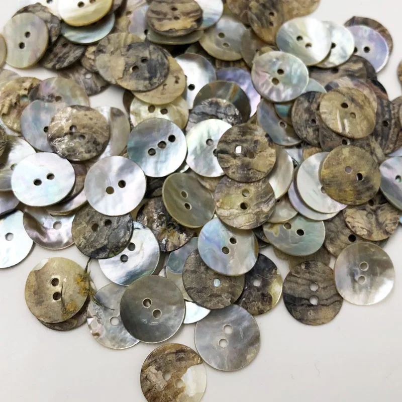 50 pcs 15mm Natural Shell Sewing Buttons Color Japan Mother of Pearl MOP Square Shell 2 Hole PT296