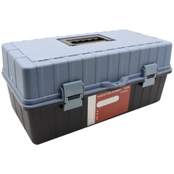 Three-Layer Plastic Multipurpose Model Building Tool Storage Box Sewing Box Organizer and Fishing Portable Handled Storage Case