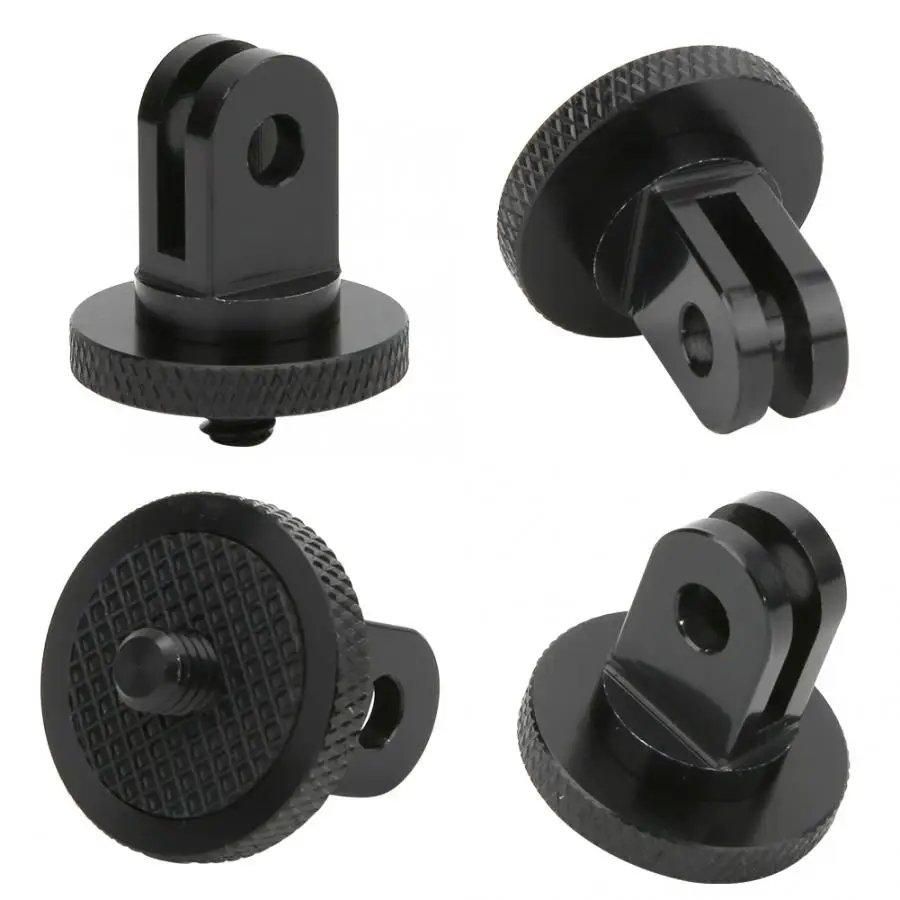 Aluminiumlegierung 1/4 Zoll Mini-Stativ-Adapterhalterung für GoPro Hero 12 10 9 8 5 Schwarz Sjcam M10 Xiaomi Yi 4K Eken Go Pro Zubehör – Detail 5