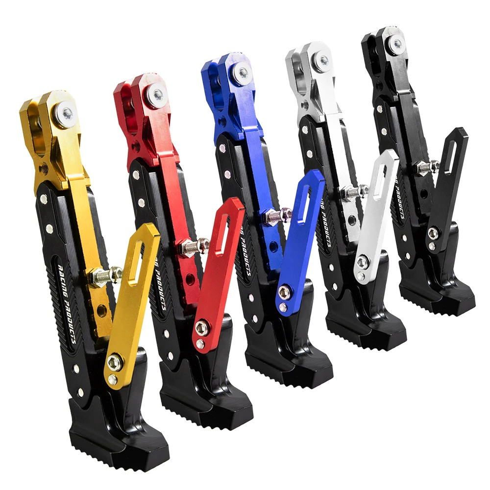 

Motorcycle Kickstand Adjustable Foot Side Support Parking Kickstand for Electric Motorbike Parking Foot Side Support Stand