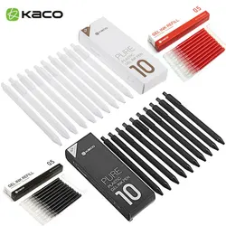 Stylo à encre gel lisse en plastique ABS, stylo signe K186.GREEN, utilisation pour la maison, l'école, les maux quotidiens, les étudiants et les travailleurs, 0.5mm, ensemble de 10 pièces