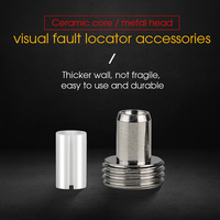 7mm Fiber Optic Laser Source Visual Fault Locator Ceramic insert  Ceramic sleeve metal ceramic pipe joint