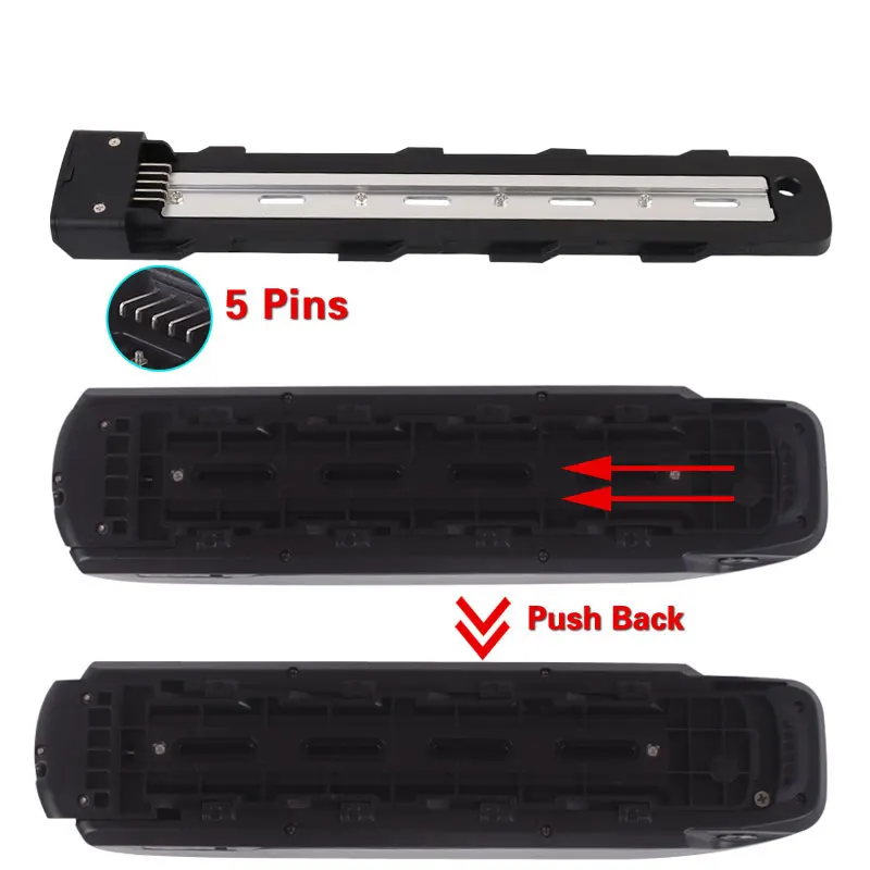 36V Battery Housing 48V Battery box 52V Battery Case Polly DP-9 Down Tube Downtube 13S 7P 10S 9P 14S 6P Max Load 91 18650 cells