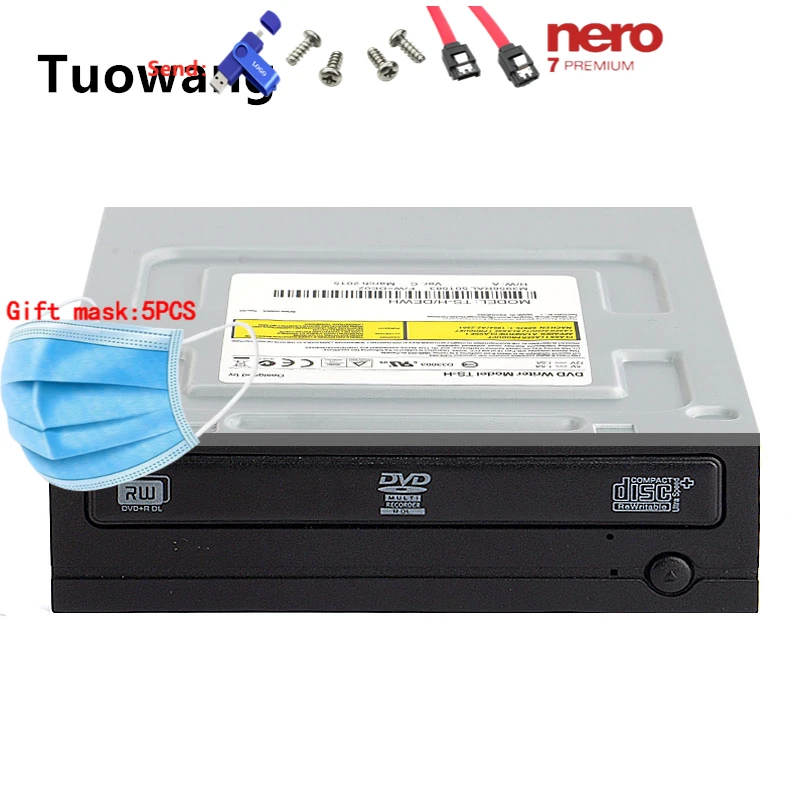 Suitable for  Samsung  desktop computer DVD-RW data movie file repeated DVD drive CD recorder SATA built-in 24x