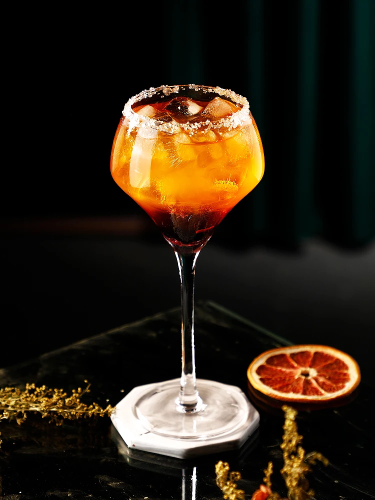 Wine Glass,Cocktail glasses, Tall Gin and Tonic Glasses, Fancy Bar Glassware with Stem