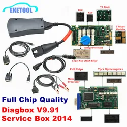 Lexia3 Full Chips Firmware 921815C LEXIA 3 PP2000 Diagbox V9.91 V7.83 For Citroen/Peugeot 12 NEC Relay 7 Optocouplers