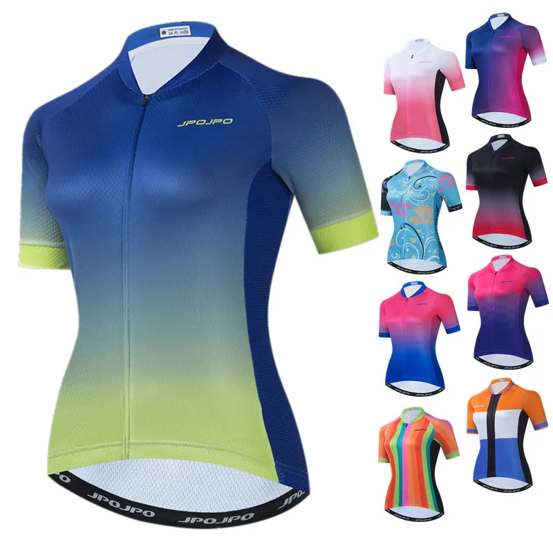 Weimostar Ladies Cycling Jersey Summer Short Sleeve Bike Jersey Shirt Women Mountain Bicycle Clothing Pro Team Cycling Clothes