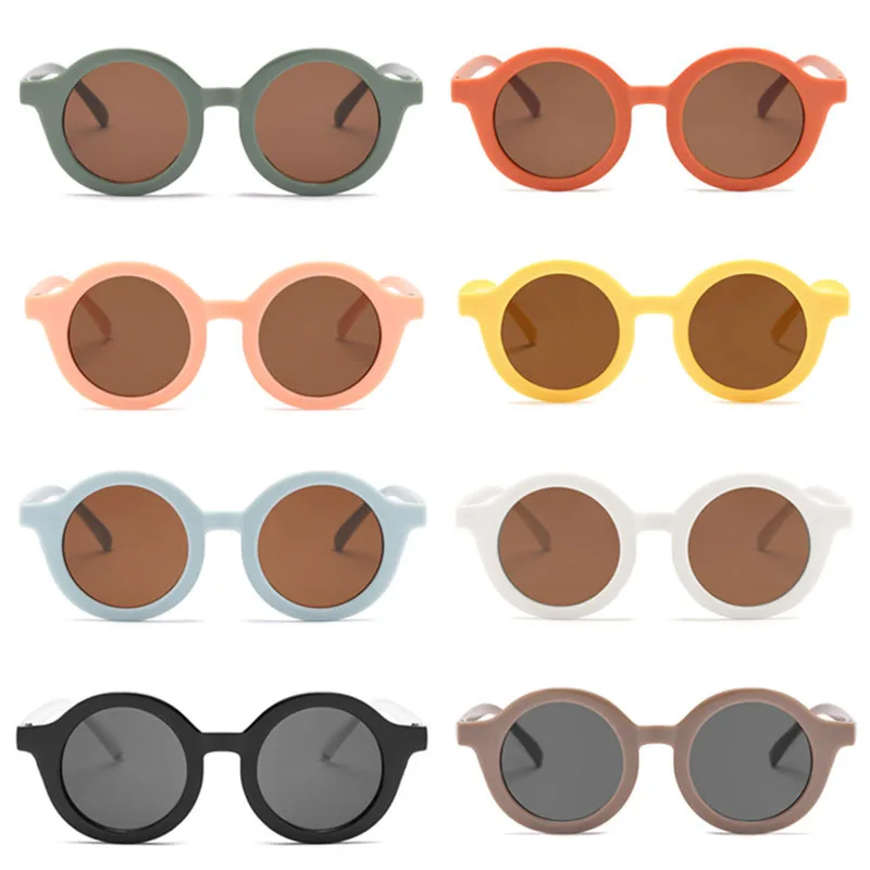 New New Fashion Toddler Baby Cute Sunglasses Baby Girl Boy Plastic Sunglasses Kids Retro Accessories Children\'s Sunglasses