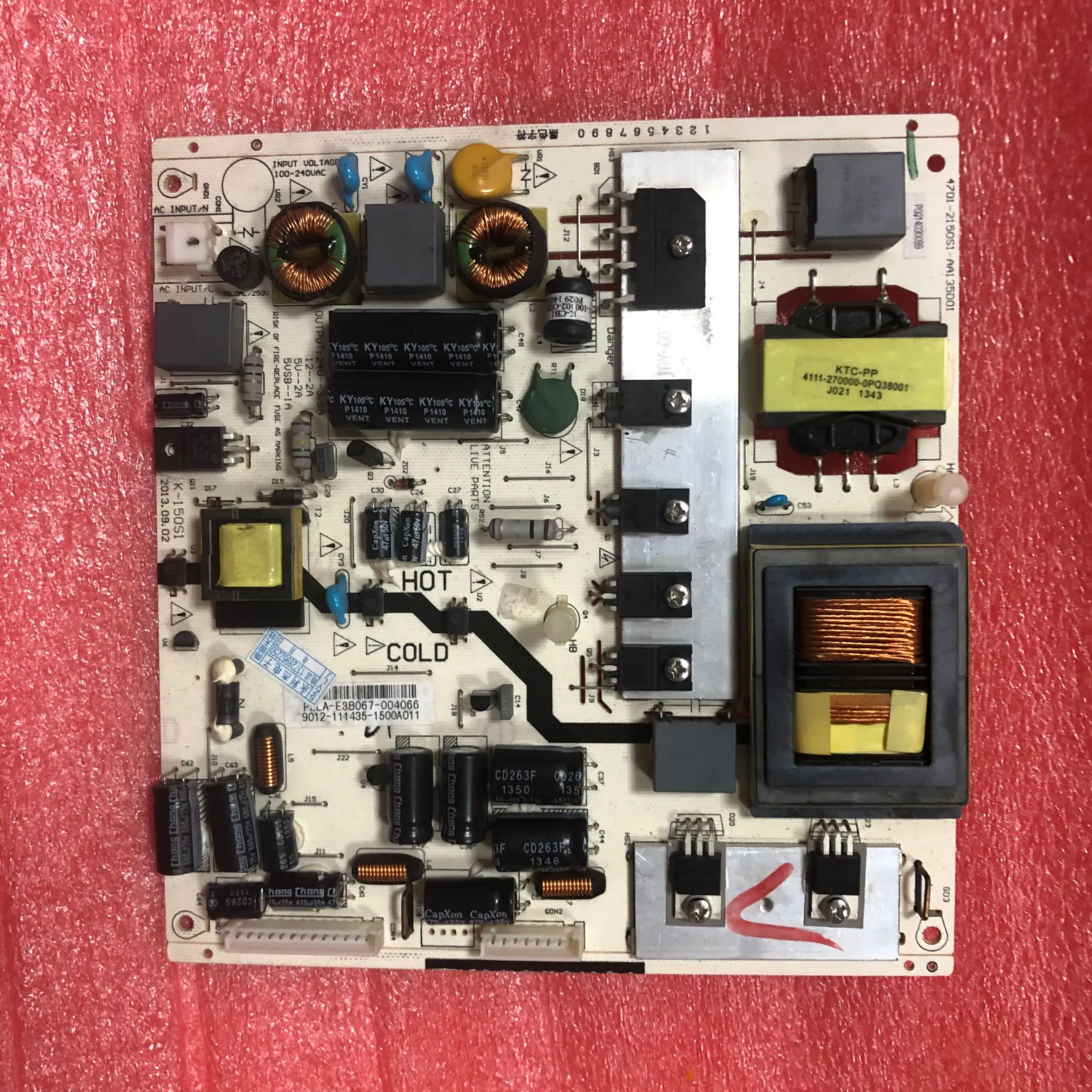 

free shipping Good test for 42PFL3040/T3 power board K-150S1 4701-2150S1-A9135D01