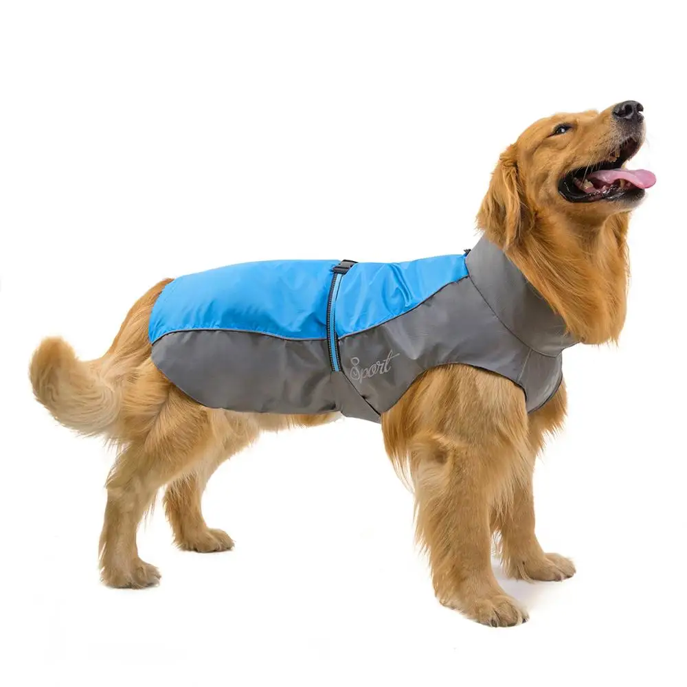 Casaco impermeável para animais de estimação, Impermeável para cães grandes, Ataque respirável, Roupas para cães, Casaco de chuva, Pet Shop, 7XL,