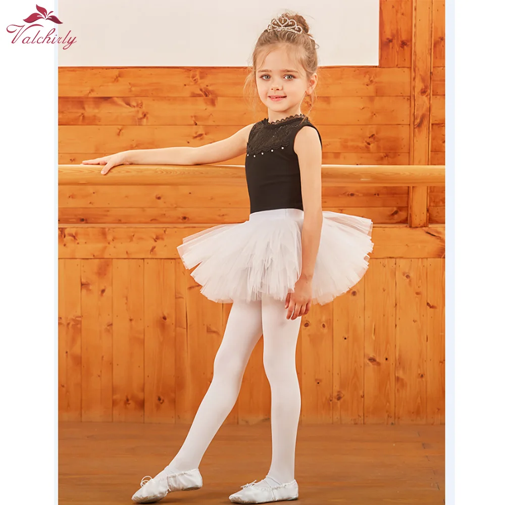 Tutu de ballet à quatre couches pour filles, jupe de danse princesse, jupon en fil, jupe de gâteau pour enfants, licou de Noël