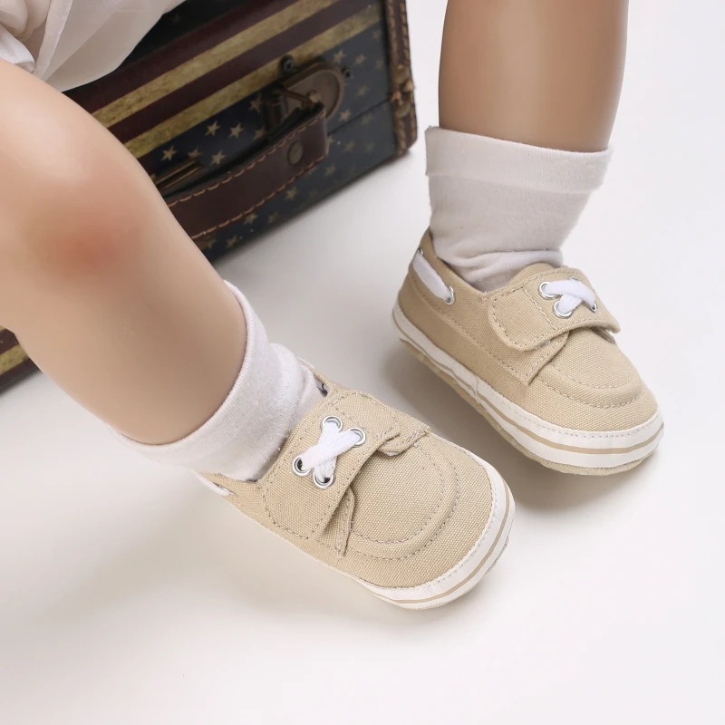 0-18M Baby Shoes Boys and Girls Classic Soft Sole Toddler Shoes Infant, Bed Shoes First Walkers Flat Casual Shoes