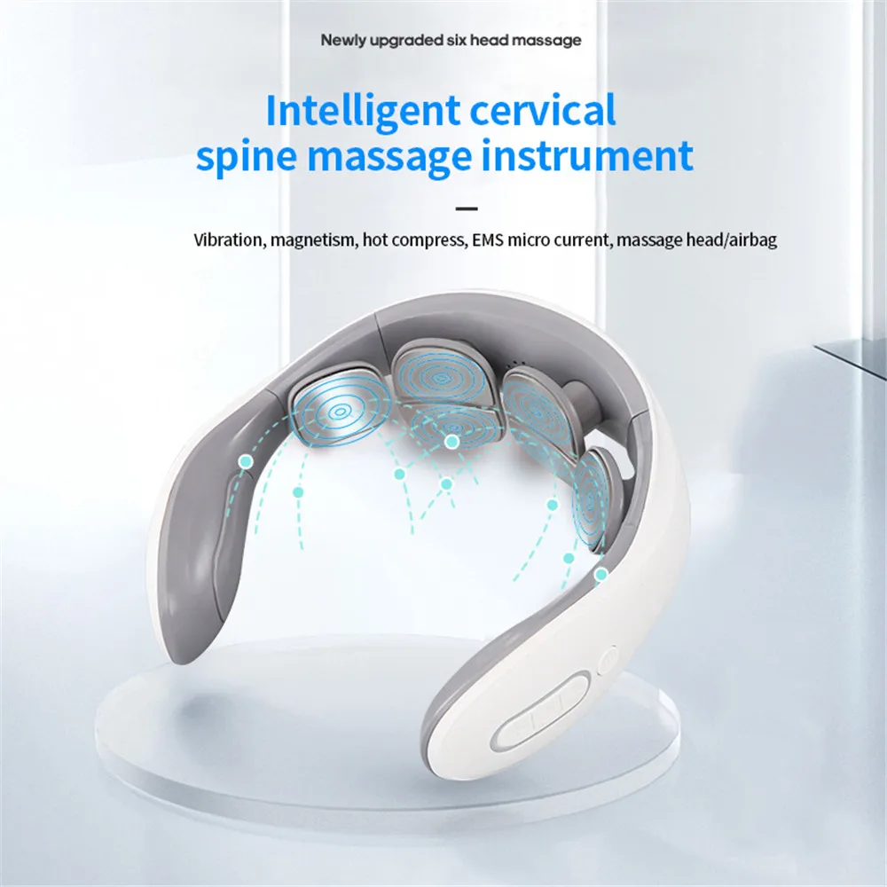 6 modi Neck Wärmer Körper Elektrische Massage Power Tool Pro Massage Gerät Massage Entlasten Schmerzen Osteo Stimulator Relief Werkzeuge